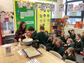 Baking bread in Primary Two - Mrs Walsh’s Class 