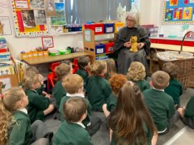 ‘Toytime with Nanny from Mount Stewart’ visit in Mrs Callaghan’s Class