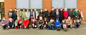 Christmas daily mile in Mrs Cosgrave’s class!