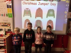 Christmas Jumper Day! Mrs Norton’s Class 