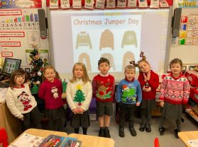 Christmas Jumper Day in Mrs Callaghan’s Class