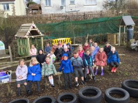 Fun in the Eco Garden with Mrs McDonald’s class.