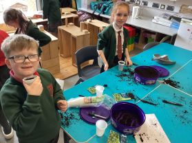 Growing cress during ABL in Mrs Thompson’s class 🌱