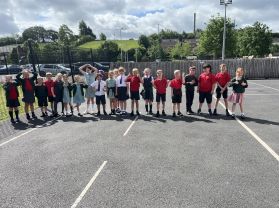 P4 Mrs Murphy, digital leaders walk 🚶‍♂️🚶‍♀️🚶‍♀️